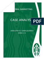 Case Analysis: Global Marketing
