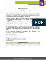 Evidencia 1 Foro Importancia de Las Obligaciones Tributarias PDF