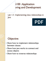 INFO 5100: Application Engineering and Development: Lab 1.5: Implementing Class Relationships in Java