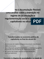 Do Fordismo à Acumulação Flexível