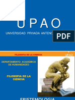 Universidad Privada Antenor Orrego: Filosofia de La Ciencia