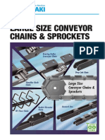 Tsubaki Large Size Conveyor Chains and Sprockets en PDF