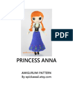 Patrón Amigurimi Princesa Ana