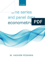 Pesaran 2015 TimeSeriesAndPanelDataEconometrics