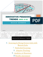 Innovative Pedagogy Trends (Nos. 6-10