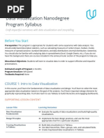 Data Visualization Nanodegree Program Syllabus PDF