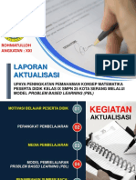 Laporan Aktualisasi