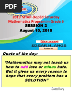 2019 MTAP - Session 2 Grade 6