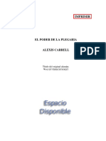 Carrell, Alexis - El Poder de La Plegaria