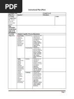 Instructional Plan Blank