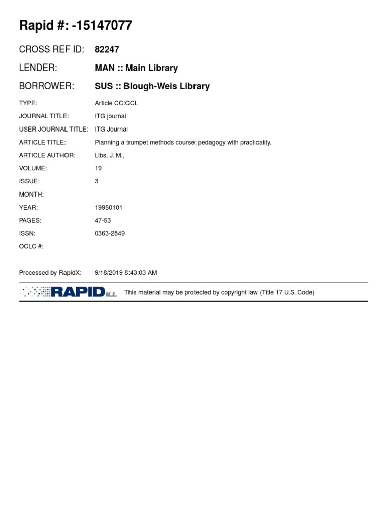 Playing A Trumpet With Pedagogy PDF Trumpet Pitch (Music)