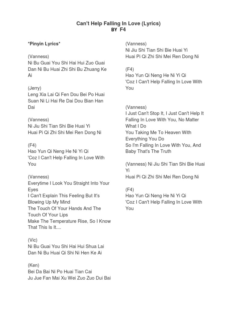 Can T Help Falling In Love Confucianism China