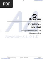 PIC16F87XA Data Sheet: 28/40-Pin Enhanced FLASH Microcontrollers