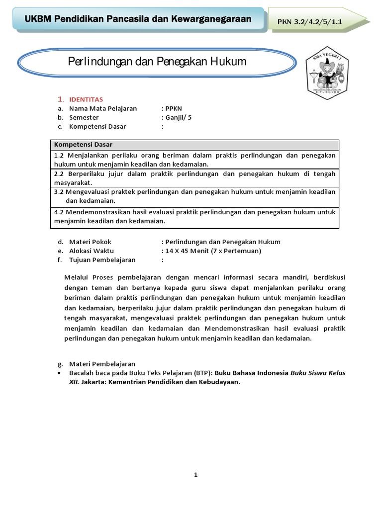 Ukbm Bab 2 Kelas Xii Ppkn