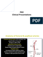 PAD Clinical Presentations