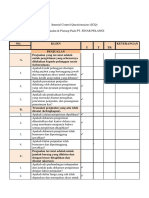 Internal Control Questionnaires (ICQ)