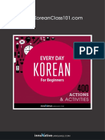 Everyday Korean For Beginners 400 Actions PDF