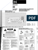 Manual Denon Avr-2700 English