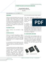 Características técnicas de las placas Arduino