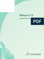 Abaqus 6.12: Abaqus Keywords Reference Manual