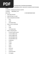 Programe Structure List PLC