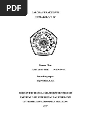 Laporan Praktikum Hematologi 4 Aml Cml All Cll