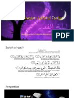 Keistimewaan Lailatul Qadar