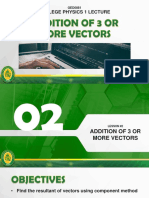 PPT2 - Addition of 3 or More Vectors