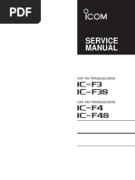 Icom f3 f4 Service Manual PDF