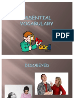 Essential Vocabulary (A Woman Out of Her Time)