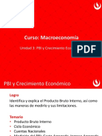 Macro Nueva U3 PBI y Crecimiento Económico