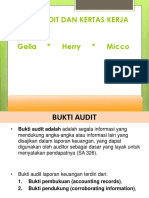 Bukti Audit Dan Kertas Kerja Audit