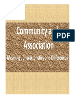 Unit 2 Association and Community PDF