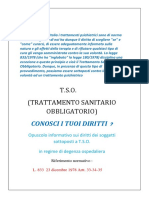 T.S.O. Conosci I Tuoi Diritti, Opuscolo Informativo A Cura Dell'Associazione Diritti Alla Follia