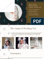 Mind in Matter Material Culture Analysis: Wedding Veil