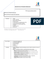 Formato de Planeaciones Semanales PDF