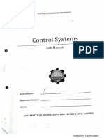 Control System Lab Manual PDF