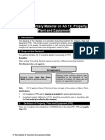 Supplementary Material On AS 10: Property, Plant and Equipment