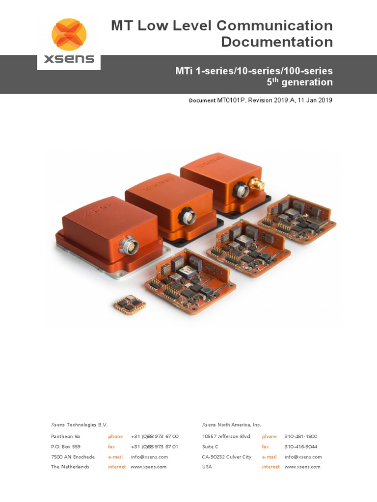 MT LowLevelCommunicationProtocol Documentation | PDF | Computer Data ...