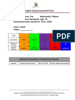 Assement Result