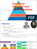 Taxonomy - Classification and Hierarchy of Organisms PDF