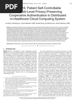 PSMPA: Patient Self-Controllable and Multi-Level Privacy-Preserving Cooperative Authentication in Distributed M-Healthcare Cloud Computing System