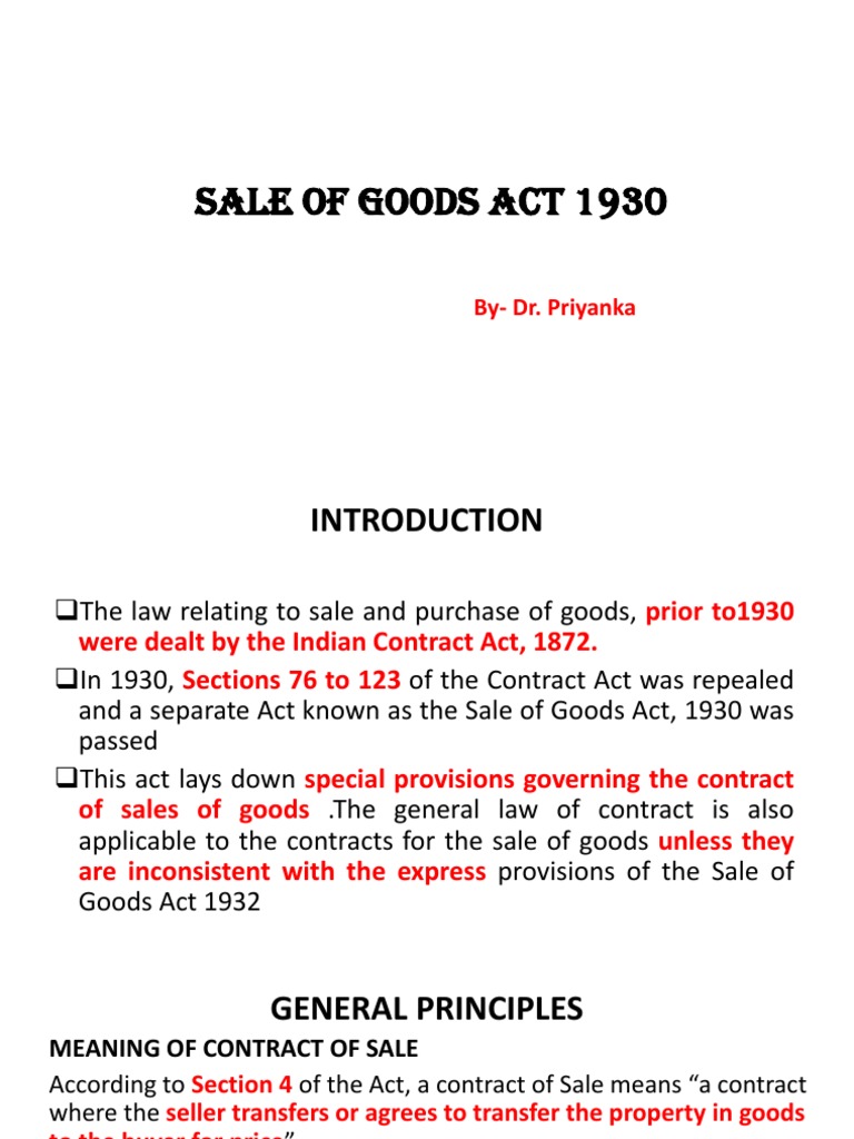 SALES OF GOODS ACT 1930 QUESTIONS AND ANSWERS PDF DOWNLOAD INDIA visual data 2
