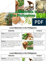 Local Materials and Their Products in the Philippines