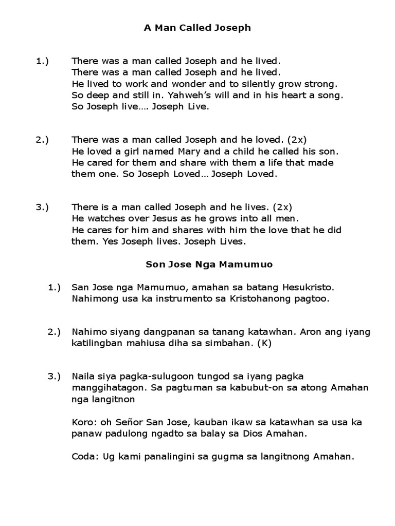 A Man Called Joseph | PDF