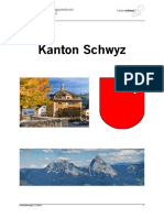 Informationen Zum Kanton Schwyz 2018-11-06