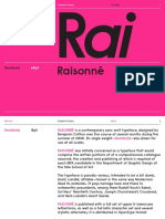 Raisonne Specimen PDF