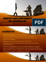 DENSITY AND UNIFORMITY OF CONSTRUCTION AGGREGATES