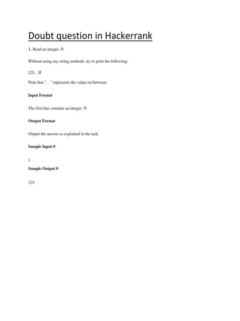 String Manipulation Challenge in Hackerrank | PDF | Areas Of Computer ...