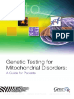 Genetic Testing Gor Mitochondrial Disorders